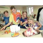 Eisessen mit dem Team - Verabschiedung von Eva