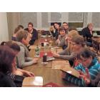 Jahresessen des BÃ¼chereiteams mit Verabschiedung